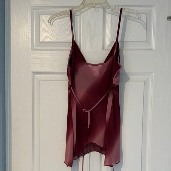 Elegant Burgundy Camisole Top - Picture 1 of 2